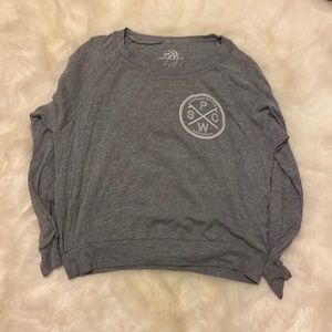 Pacific Wave cropped sweater